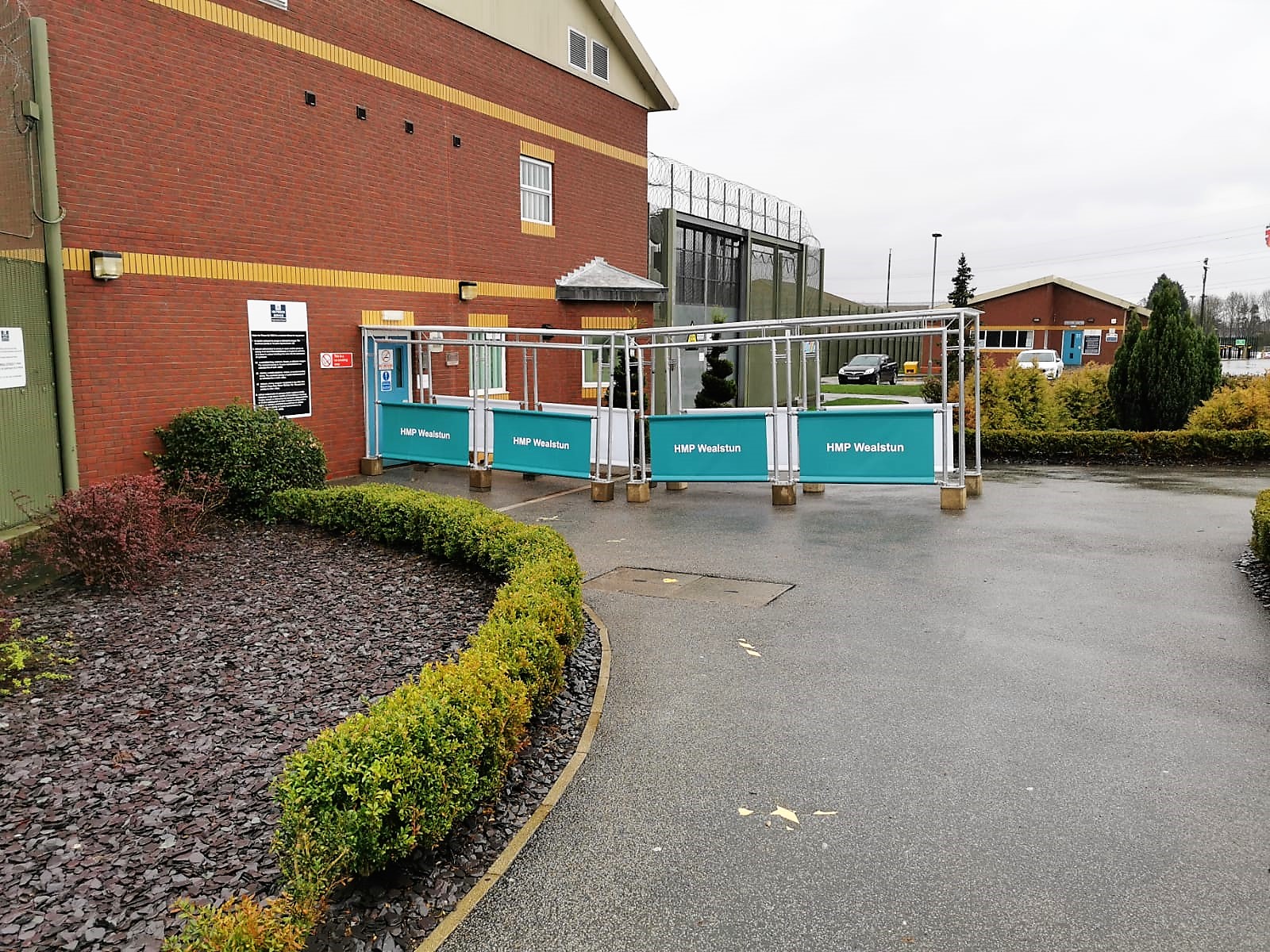 Canopies and Shelters For Prisons 27 HMP Wealstun Covered Walkway