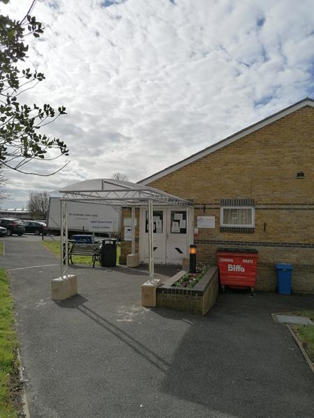 Canopies and Shelters For Prisons 31 Entrance Canopy HMP Downview