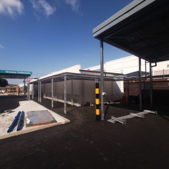 asda walkway canopy protect canopies