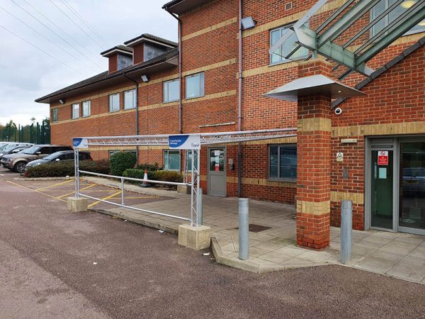 Weather Shelters for Healthcare 26 Cygnet Hospitals outdoor canopy protect canopies 3