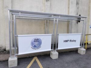 HMP Risely walkway canopy protect canopies 2