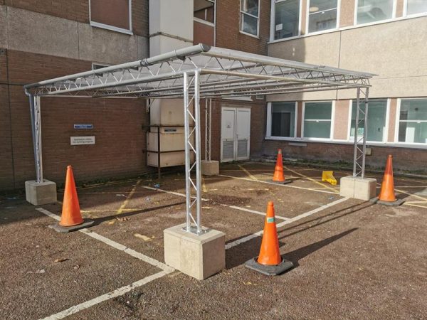 NHS Eastbourne 3 NHS Eastbourne outdoor canopy protect canopies 2