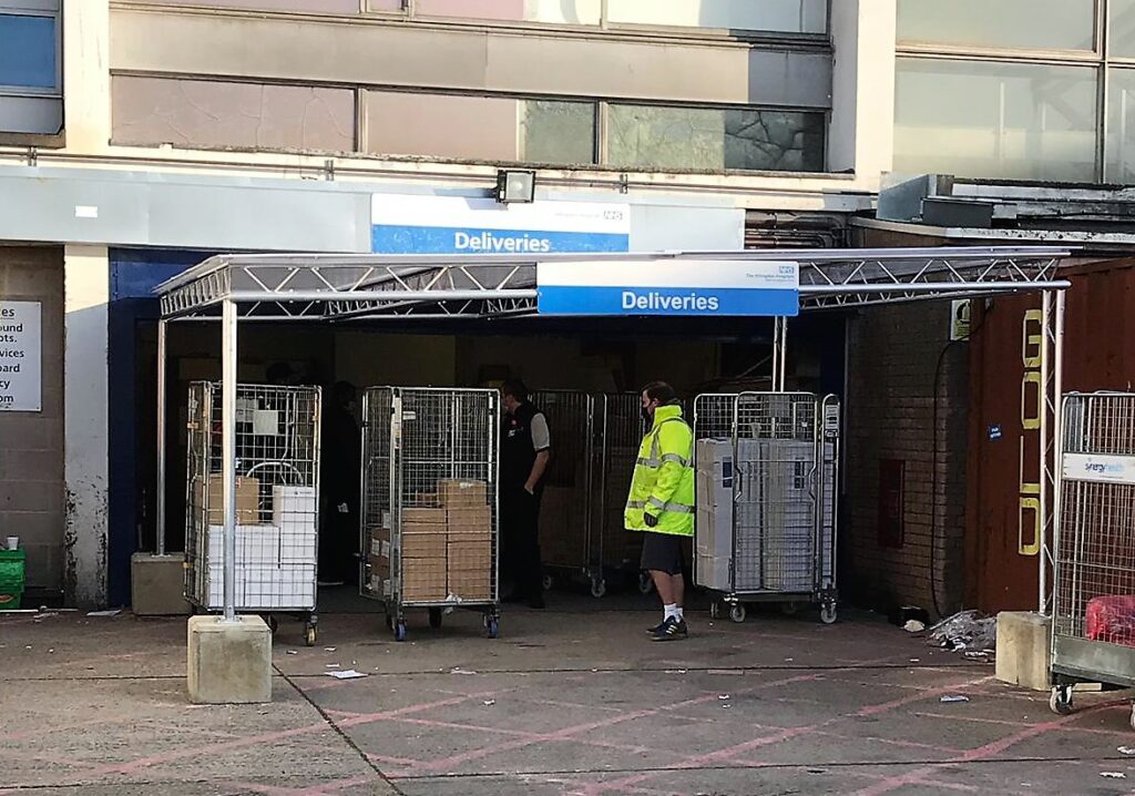 hillingdon hospital outdoor canopy protect canopies