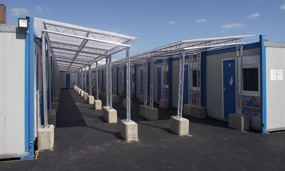Canopies and Shelters For Prisons 22 prison bunkabin accomodation canopy protect 4