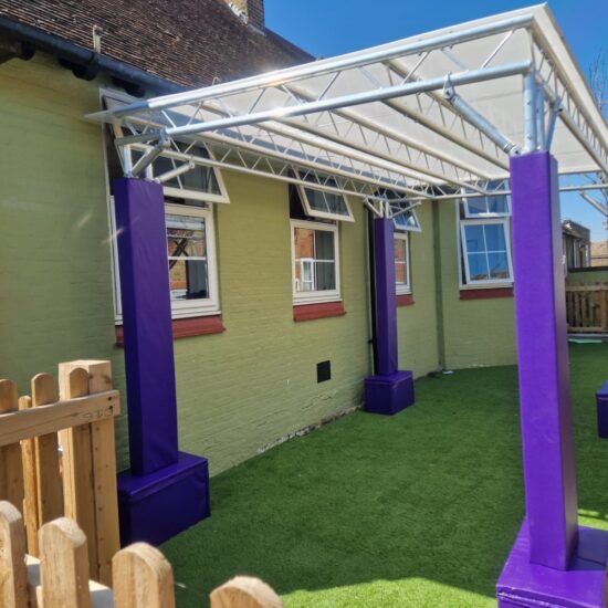 school canopies education protect Luton Road Primary School