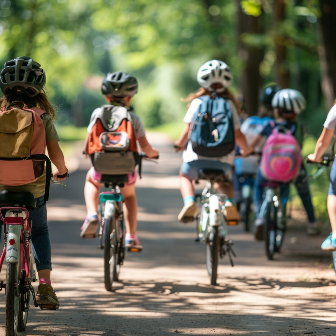 cycling to school protect canopies 3