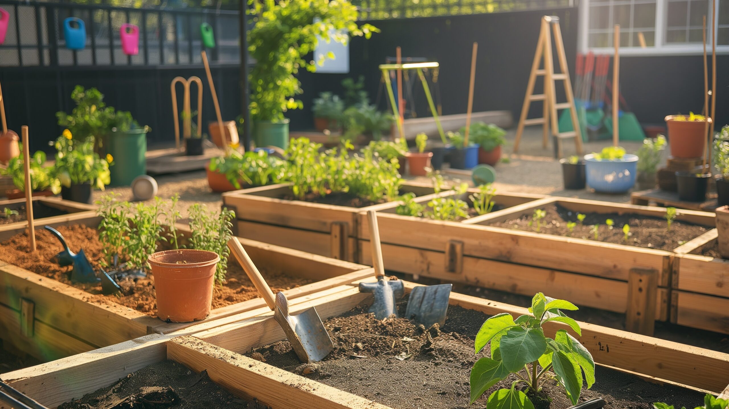 Enhancing School's Outdoor Spaces for Children to Connect With Nature 22 outdoor classrooms protect canopies scaled