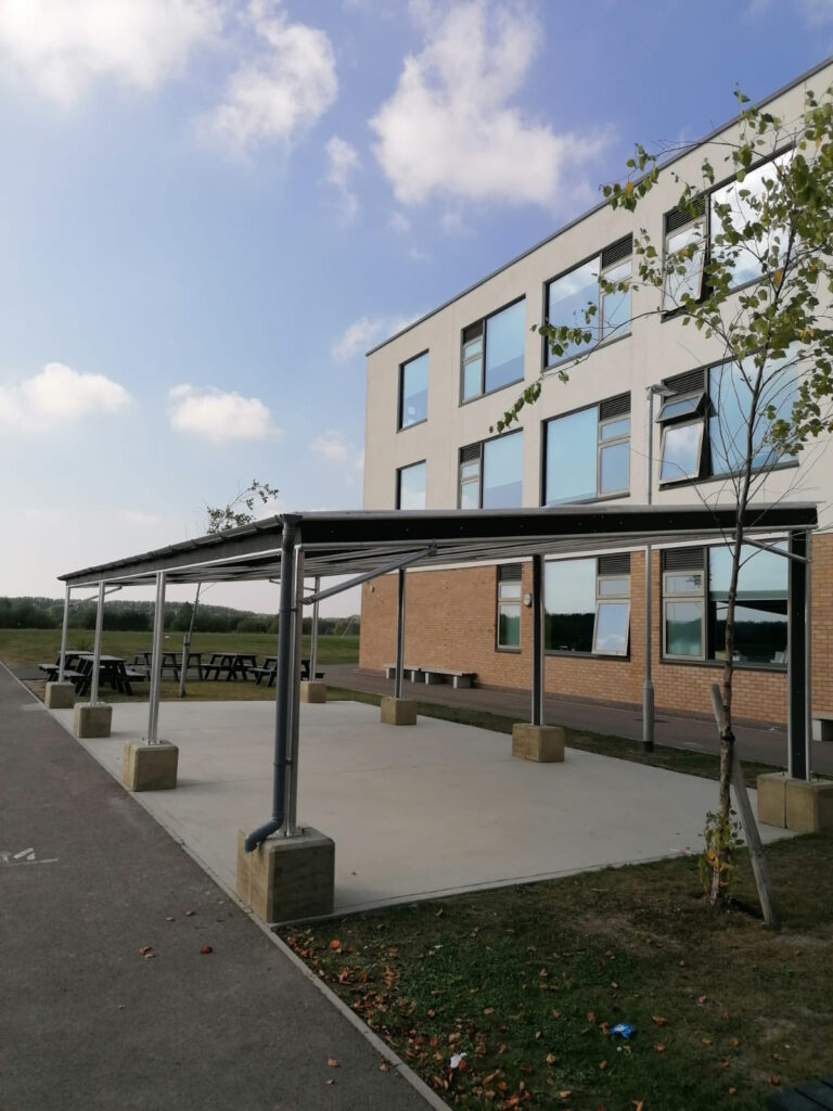 Aureus secondary School Outside canopy solution 3