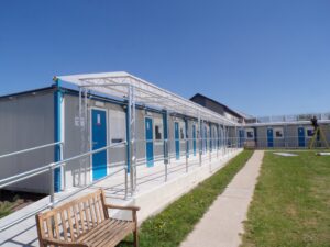 canopy and shelter solutions for asylum seeker accommodation by protect canopies 2