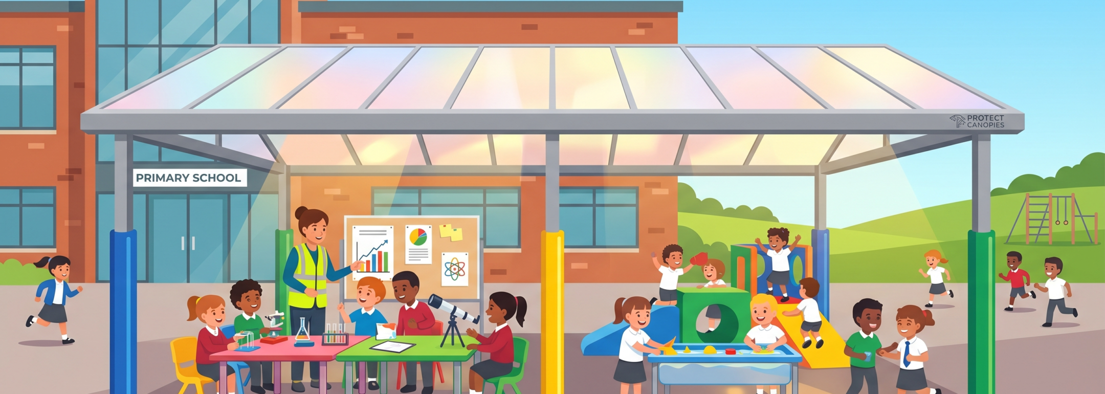 school playground canopies